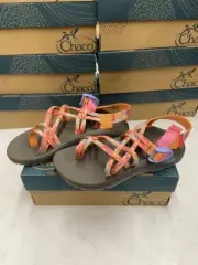 Chaco ZX/2 Cloud Dual Straps Cushioned Sandal Women's 7 8 9 10 Candy Sorbet Pink