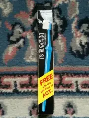 Vintage Toothbrush RETRO PROP 80's Studio prop Reach NEW *READ DESC*
