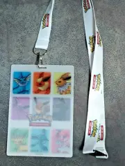 Pokemon Evolving Skies Eevee Promotional Lenticular Motion Card & Lanyard New!