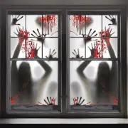 2PCS Halloween Haunted House Decoration Window Door Cover,Scary Zombie Hands