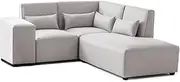 4 Seater Modular Lounge Set Right Corner Suite Sofa Fabric Sectional Ottoman Couch Chaise