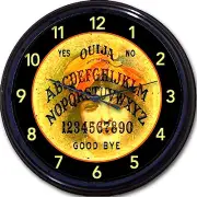 Ouija Board Gypsy Witch Wicca Wall Clock Paranormal Ghost Oracle New 10"