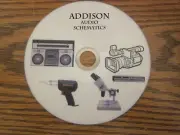 Addison Audio Repair Service schematics on 1 dvd in pdf format