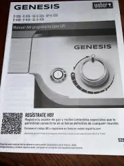 Weber -Genesis Lp Owners Manual Bbq E-335- Spanish