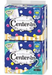 Unicharm SOFY Center-in Sanitary Pad 290mm with Wing 10 Sheets ( 2packs set )