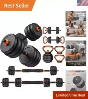 Adjustable 5-in-1 Dumbbells Set 20-90lbs - Home Gym Weight Training Solutions