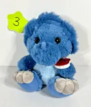 Aurora Blue Baby Triceratops Dinosaur Taddle Toes Plush 10" Stuffed Toy NWT