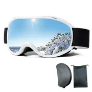 OTG Ski Goggles Snowboard Glasses UV Protection Anti Fog for Winter Sports-Style 1