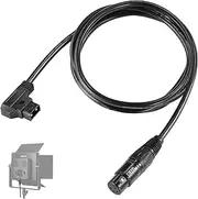 NEEWER 6ft/1.8m D-Tap Male to 4 Pin XLR Female Power Cable for NEEWER PL60C Continuous LED Video Light, NC011