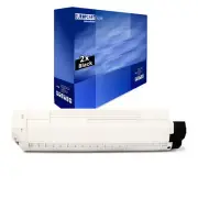 2x Europcart Toner Black for OKI MC-873-dnct MC-873-dnv MC-853-dnv