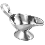 Gravy Boat Stainless Steel Silver Pouring Sauce Container Cup