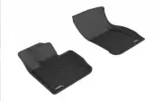 3D MAXpider Pair of Black Kagu Front Floor Liners for Mini Hardtop 4DR