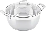 Scanpan SP71552800 Impact Stewpot, 28cm/6 Litre Capacity, Silver