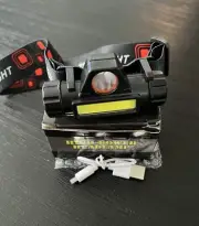 High Power USB Rechargeable LED Headlamp Headlight Flashlight 2 Modes