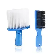 2 Pieces Barber Brush Set, with Barber Blade Cleaning Brush Neck Duster Brush...