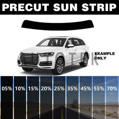 Precut Sun Strip Window Tint Auto Glass Film For Ford Fiesta Sedan 2011-2019 (for: Ford)