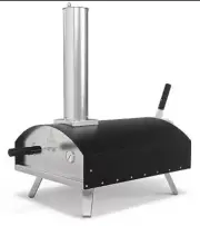 Stoke 5pc 13" WoodOutdoor Patio Pizza Oven with Pizza Stone And Cover