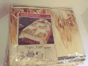 New Vintage Beacon Tyger, Tyger - Tiger Blanket Twin Full 72"x90" Made in USA