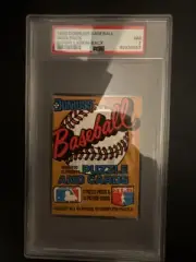 1987 Donruss Wax Pack Barry Larkin Back PSA 7 Reds HOF Combine Shipping & Save