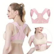 PRANASH Sport Posture Corrector for Women and Men Adjustable Upper Back Brace Shoulder Lumbar Back Support Belt for Fitn
