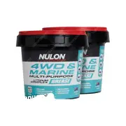 2 Nulon 4WD and Marine Multi-Purpose Lithium Complex Water Resistant Grease 500g