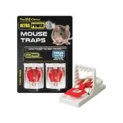 The Big Cheese Ultra Power Mouse Trap - 2 Pack , Simple one touch to set trap .