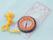 Compass w/ Clear Acrylic Baseplate Magnifier Map Forms