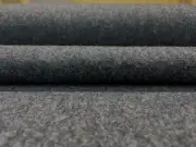 2.875 yd Bernhardt Focus Charcoal Gray Heather Heavy Duty Wool Upholstery Fabric