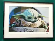 Grogu-The Child*Topps Living Set Star Wars ART FRAMED 10x14 *SHORT PRINT*13/100