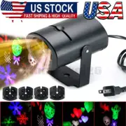 Halloween Christmas LED Laser Light Projector Snowflake House Party Stage Lamp