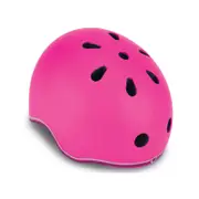 Globber Kids Helmet LED Lights 51-55cm Deep Pink XS/S