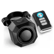 USB Rechargeable Bike Alarm with Remote, 110DB Loud Theft Vibration5693