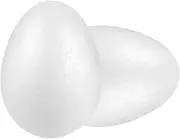 HAWILLOSCH 2pcs Foams Eggs Imitation Blank Eggs Models Party Decorations