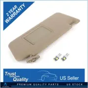 Tan Sun Visor Right For Toyota Tacoma + License Plate Light 2005-2014 (for: Toyota)