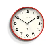 Newgate Number Three Echo Clock Silicone Red
