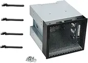 CAXUSD Hard Drive Mounting Bracket 4-Bay Multi-Layer Rack 3.5 Inch Case Storage Box Computer Case Accessory