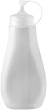 Dispensing Bottles 5 Pack Squeeze Bottle Small Caliber Jam Squeeze Bottle Juice Tomato Salad Sauce Bottle Container(680ml)