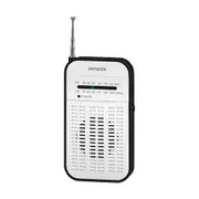 Aiwa Portable Handheld AM/FM AAA Battery Radio (White)