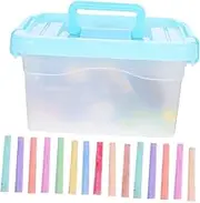 KOMBIUDA Chalkboard Erasers for Boys and Girls 8 Colors Chalk Set Eraser Holder for Kindergarten Classroom Supplies Random Color
