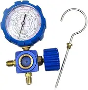R134 R410a R22 R404a Manifold Gauge High Low Pressure Gauge Without hose (blue)