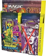 Magic the Gathering March of The Machine The Aftermath Collector Boosters Card Game (12 Boosters Per Display)