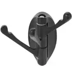 Metal Swivel Hook Metal Towel Hook with Three Rotating Arms Wall Mounted Coat