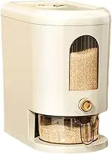 Automatic Rice Dispenser - Rice Storage Bucket | -Type Rice Holder Dispenser With Sealed Design | Countertop Grain Storage Container | Sealed Storage Container For Kitchen, Pantry, Household