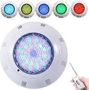Bewinner Multi-Color LED RGB Swimming Pool Light, 35W 360 SMD IP68 Waterproof Bead LED Light Adjustable, Underwater Lighting Decoration Landscape Lighting with Remote Control