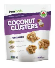 2x 500g Innofoods Organic Coconut Keto Clusters with Super Seeds BrandNew