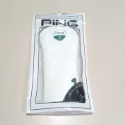 PING Heritage Driver Headcover White Green Limited Edition Padded Interior. New