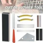11X Guitar Repair Guitar Fret Crowning Luthier File Leveling Grinding Tool Kits