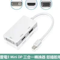 在飛比找蝦皮商城優惠-Mini DP 3合1擴展塢蘋果筆電轉HDMI VAG DV