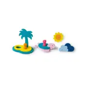 Quut Quutopia Treasure Island Bath/Shower Puzzle Water Play Toys for 10m+ Kids