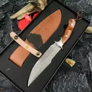 Fixed Blade Large Sharp Hunting With Sheath Camping Outdoor Survival Knives